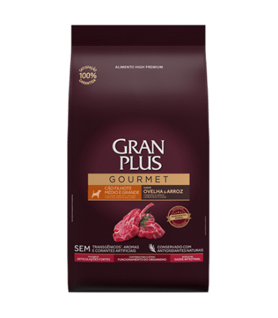 gran plus gourmet cachorros oveja arroz