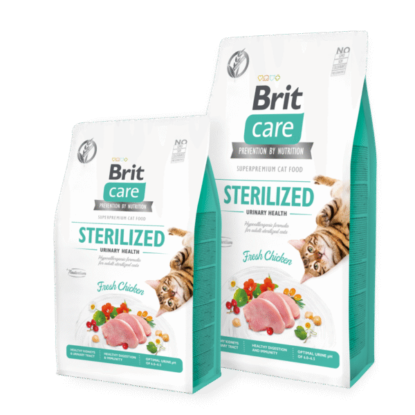 brit care cat sterilized urinary 2kg