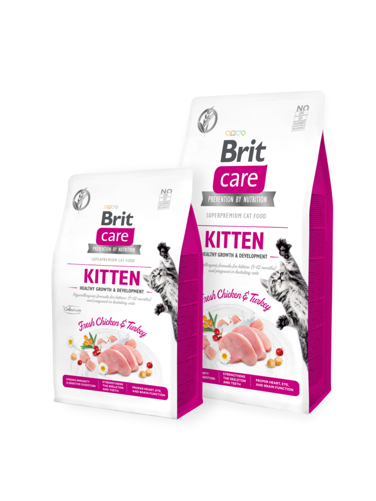 brit care cat kitten growth development 2kg