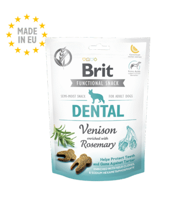 brit care dog dental venison