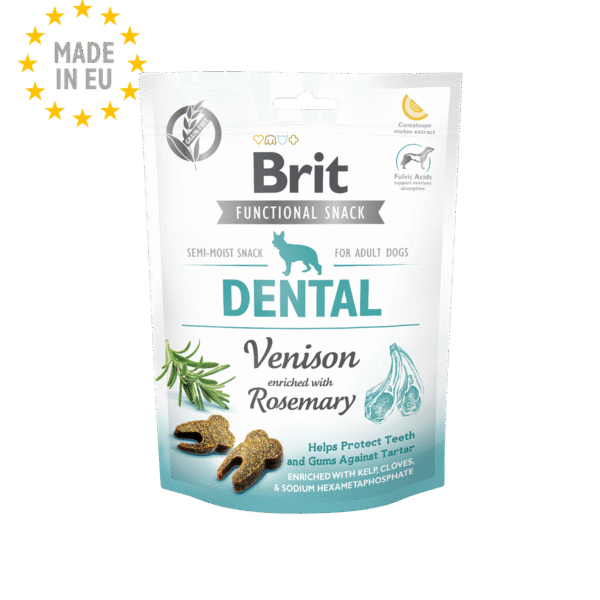 brit care dog dental venison