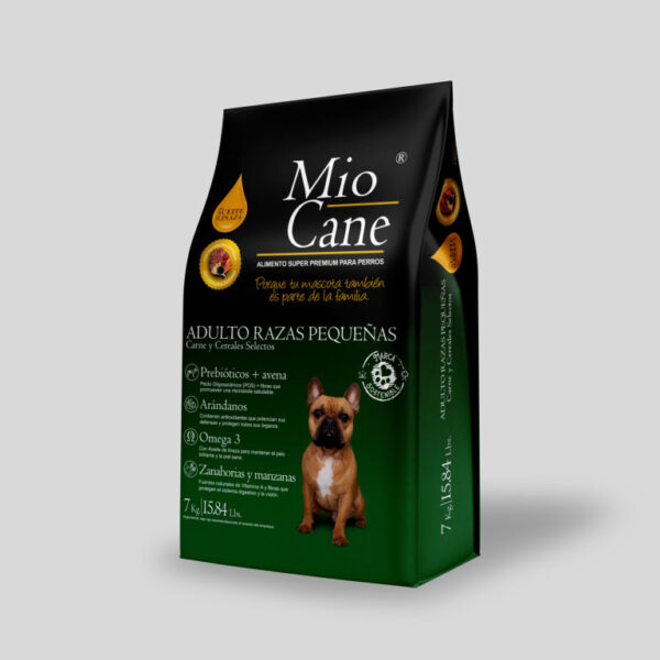 MIO CANE SUPER PREMIUN ADULTO RZA. PEQUEÑA - 7 KG