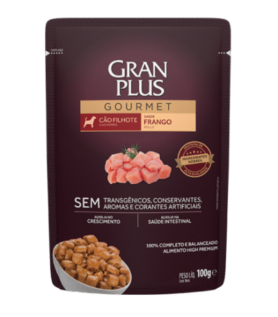 gran plus sachê filhote frango