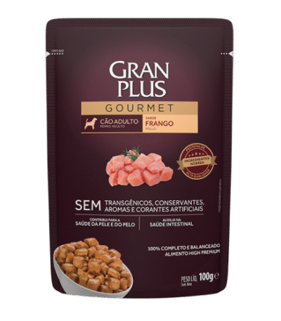 gran plus sachê perro frango