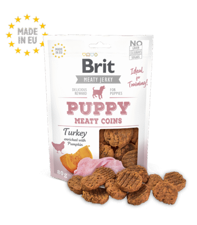 brit jerky puppy meaty coins