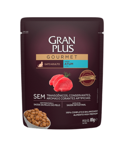 gran plus sachê gourmet atún