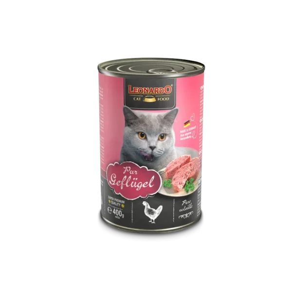 Leonardo Quality Selection Ave 400gr Alimento Húmedo Gatos