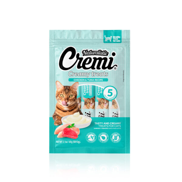 CREMI TREATS CHICKEN WITH TUNA RECIPE - 5 UND