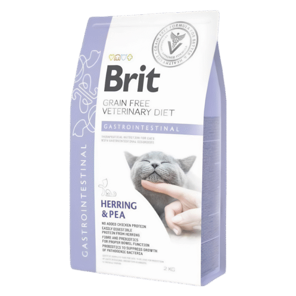 BRIT GF VET DIETS CAT GASTROINTESINAL - 2 KG