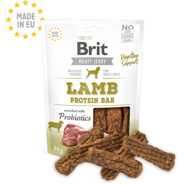 BRIT JERKY LAMB PROTEIN BAR - 80 GR