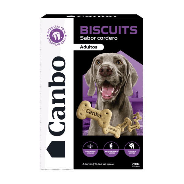 Galletas Perros Adultos Canbo Cordero 200gr