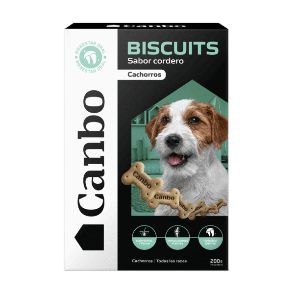 Galletas Perros Cachorros Canbo Cordero Biscuits 200gr