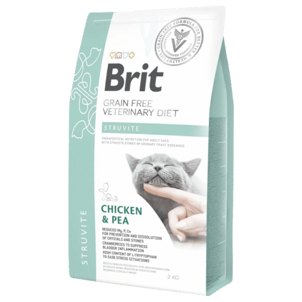 BRIT GF VET DIETS CAT STRUVITE - 2 KG
