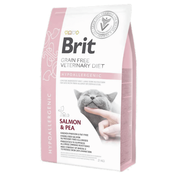 BRIT GF VET DIETS CAT HYPOALLERGENIC  - 2 KG