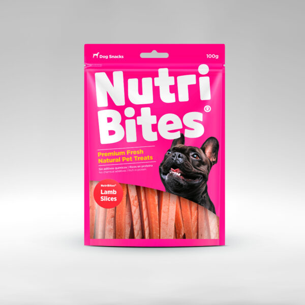 NUTRIBITES LAMB SLICES - 100 GR