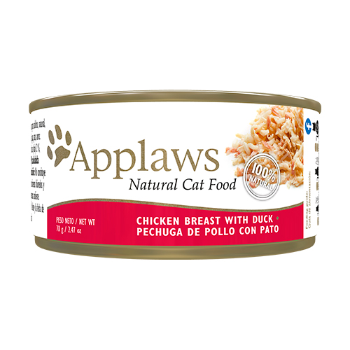 APPLAWS PECHUGA DE POLLO CON PATO - 70 GR