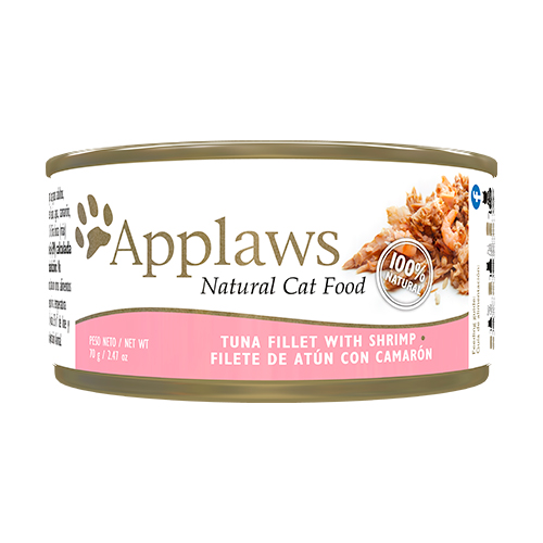 APPLAWS FILETE DE ATUN CON CAMARON - 70 GR