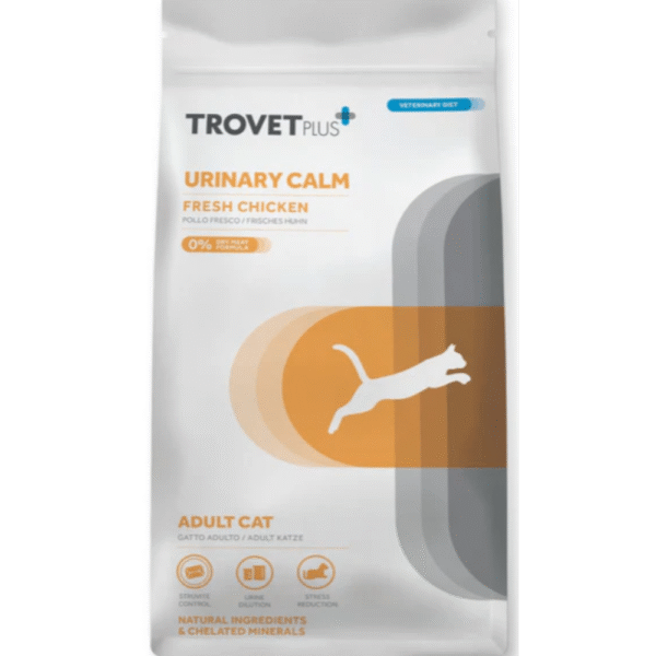TROVET PLUS VET DIET ADULT CAT URINARY CALM FRESH CHICKEN - 2.5 KG
