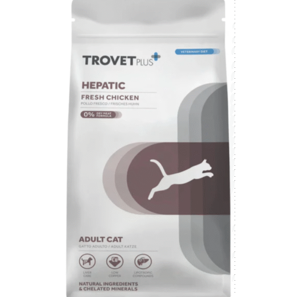 TROVET PLUS	VET DIET ADULT CAT HEPATIC FRESH CHICKEN - 2.5 KG