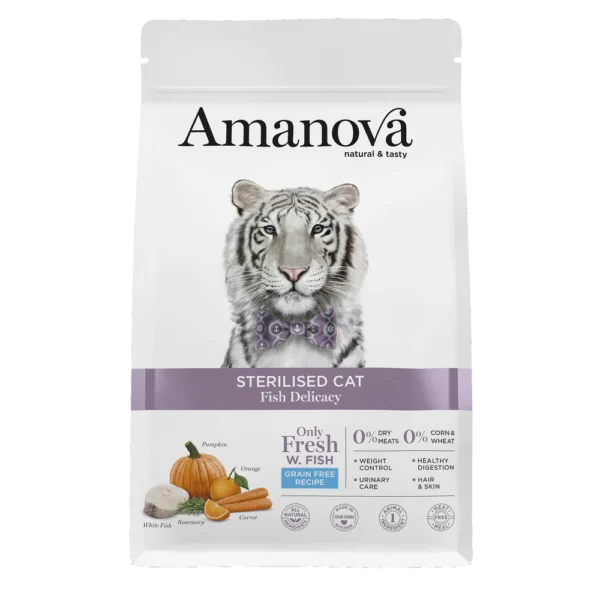 AMANOVA STERILIZED CAT EXQUISITE CAT FISH 1.5 KG