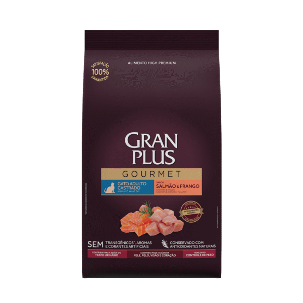 GRAN PLUS GOURMET AD CASTRADO SB SALMÓN Y POLLO