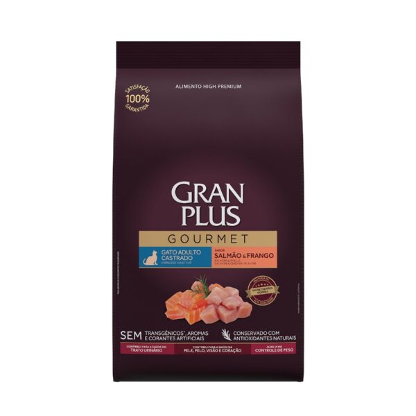 GRAN PLUS GOURMET AD CASTRADO SB SALMON Y  FRANGO