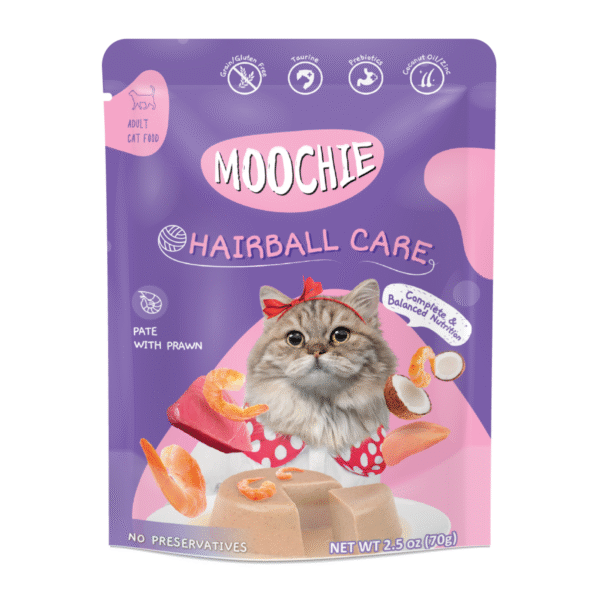 MOOCHIE CAT BENEFITS HAIRBALL CARE