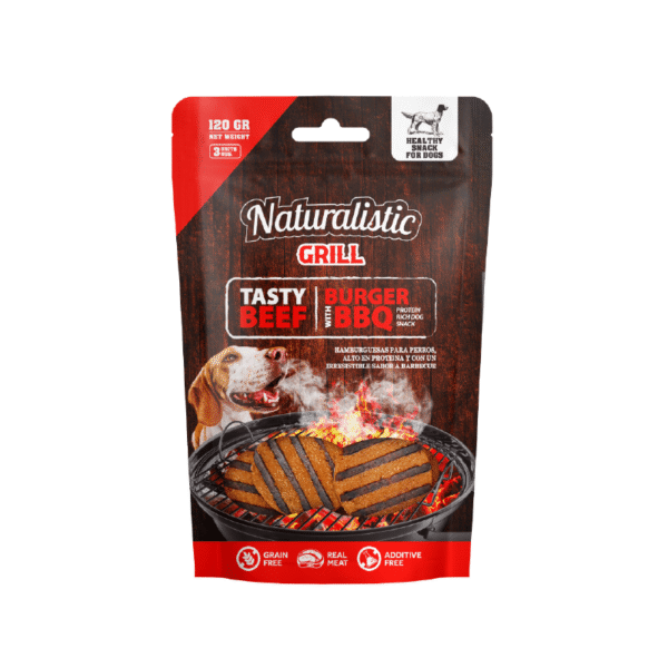 GRILL TASTY BEEF BURGER WITH BBQ  - 3 PCS