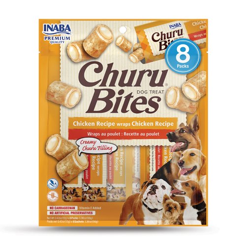 CHURU BITES CHICKEN X 8 TUB | 96 GR C/U